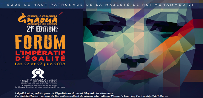 Festival Gnaoua: « L’impératif d’égalité » thème du Forum sur les droits humains  